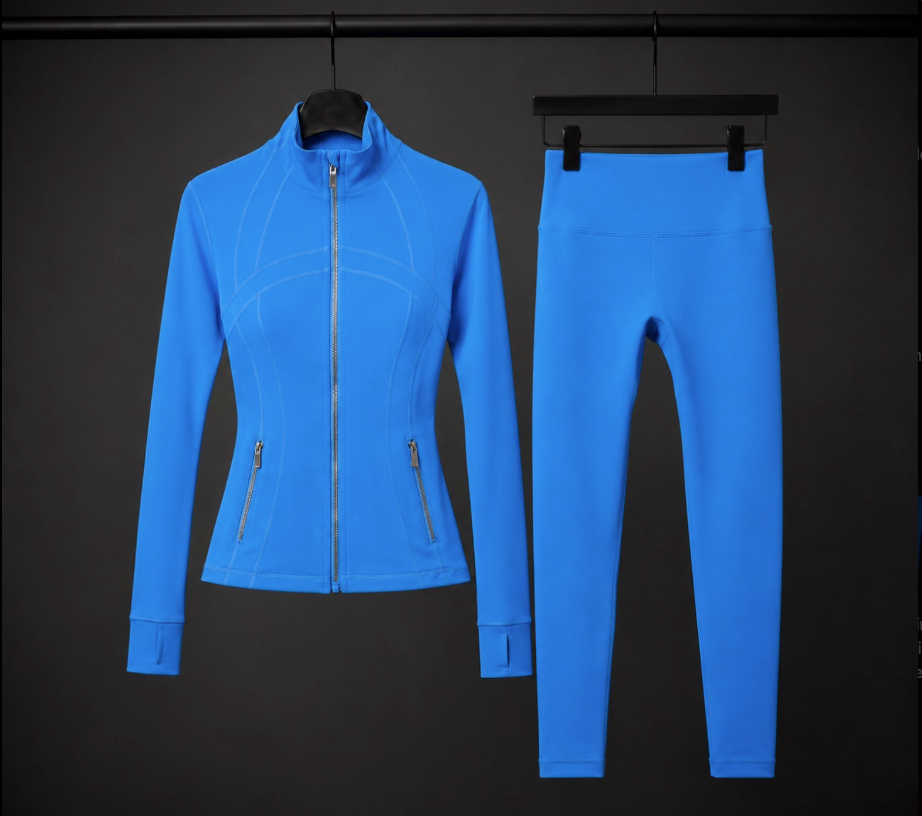 🔥💙 LuLuLemmon Electric Blue Define Jacket + LEGGING SET💙🔥