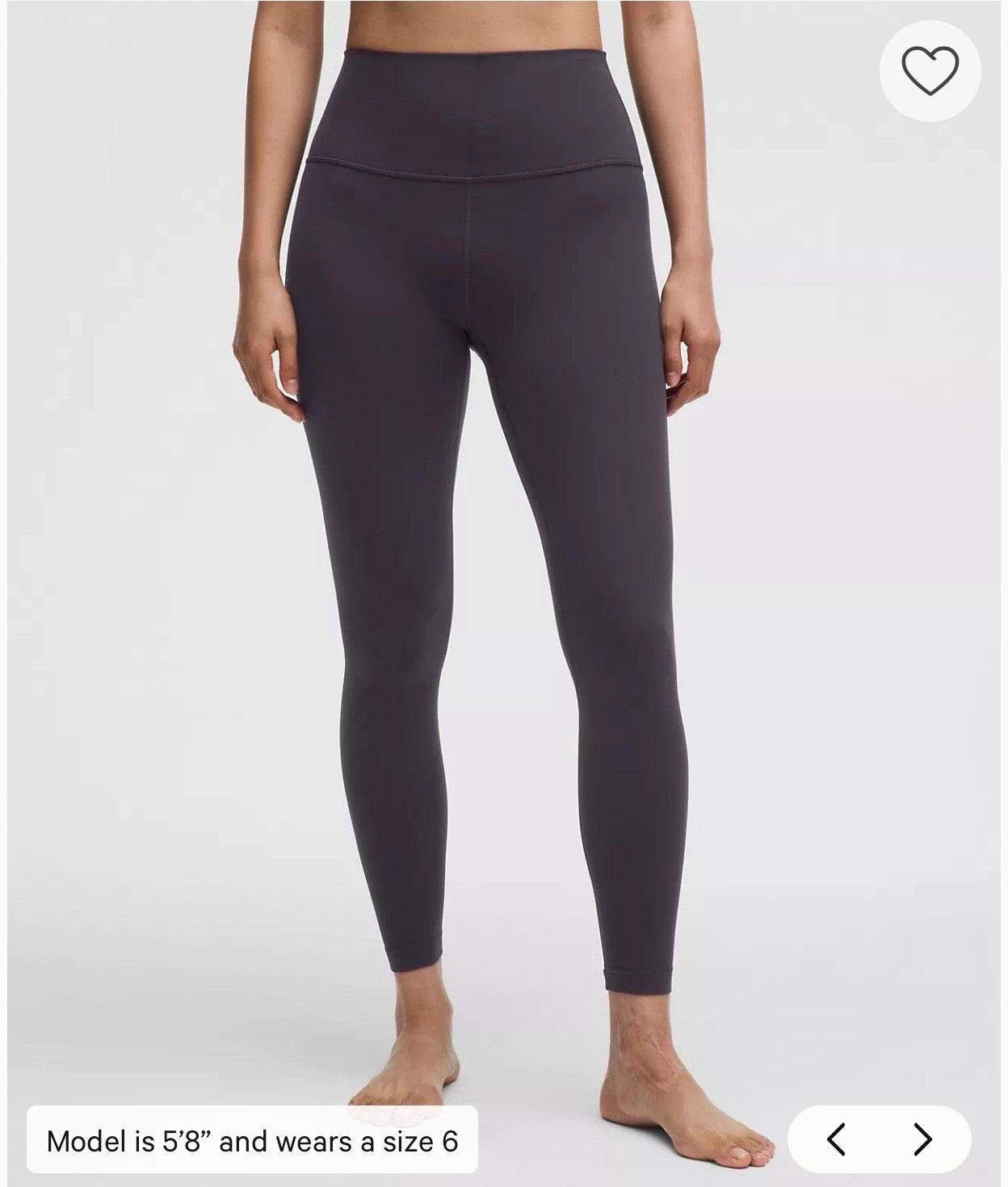 Align High-Rise Leggings 25" — Black