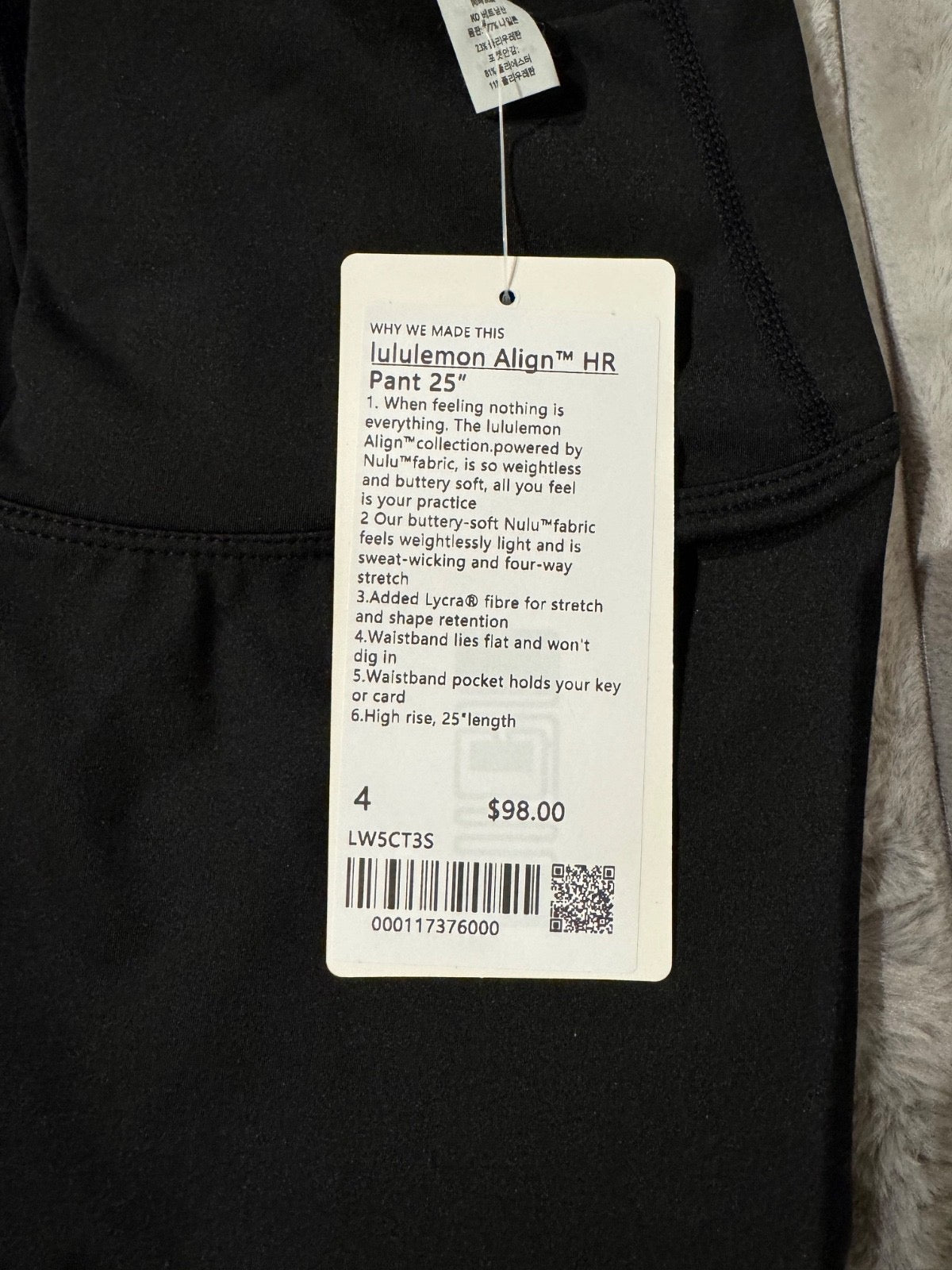 Align High-Rise Leggings 25" — Black