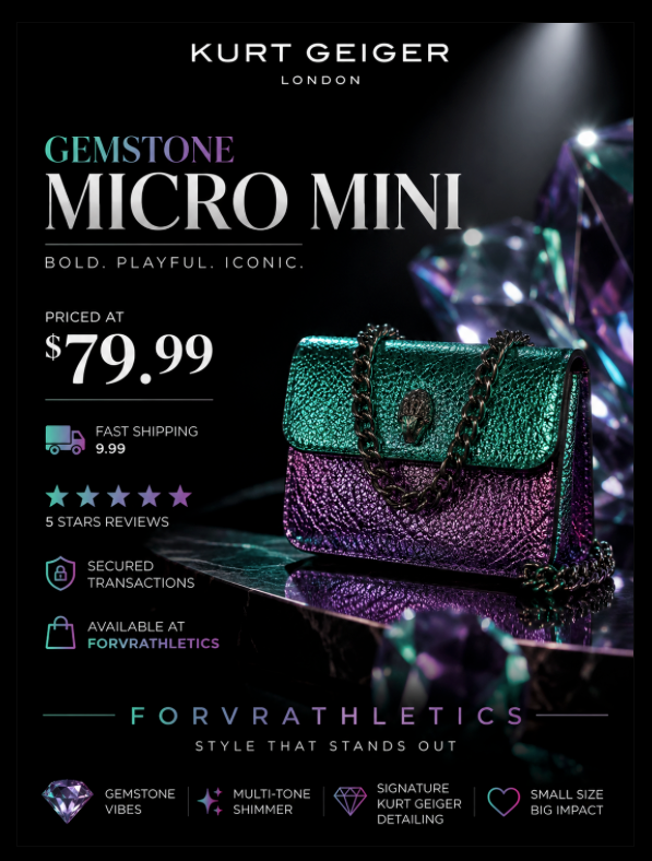 👜 Kurt Geiger Micro Mini Small Bag. BIG Statement. ✨